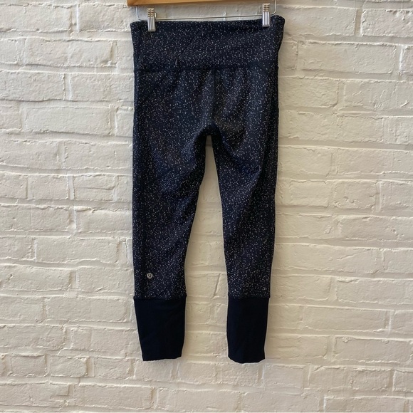 Lululemon || Rebel Runner Crop Magnetized Jacquard Black White Luxtreme 6 - Picture 6 of 13